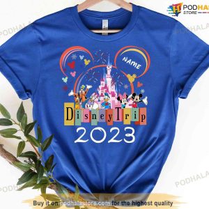 Custom Disney Trip 2023 Family Shirt Family Disney Trip Vacation 2023 Tshirt