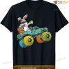 Dabbing Bunny Monster Truck Lovers Kids Boys Happy Easter Tee Shirt
