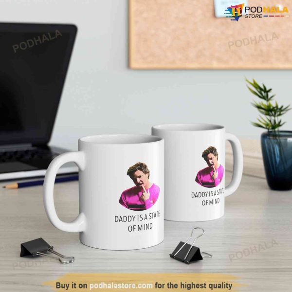 Daddy Is A State Of Mind Pedro Pascal Coffee Mug, Pedro Pascal Lover Tea Cup