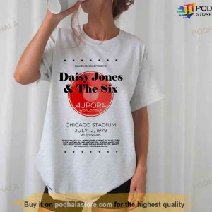 Daisy Jones And The Six Aurora World Tour Shirt Taylor Jenkins Reid Tshirt