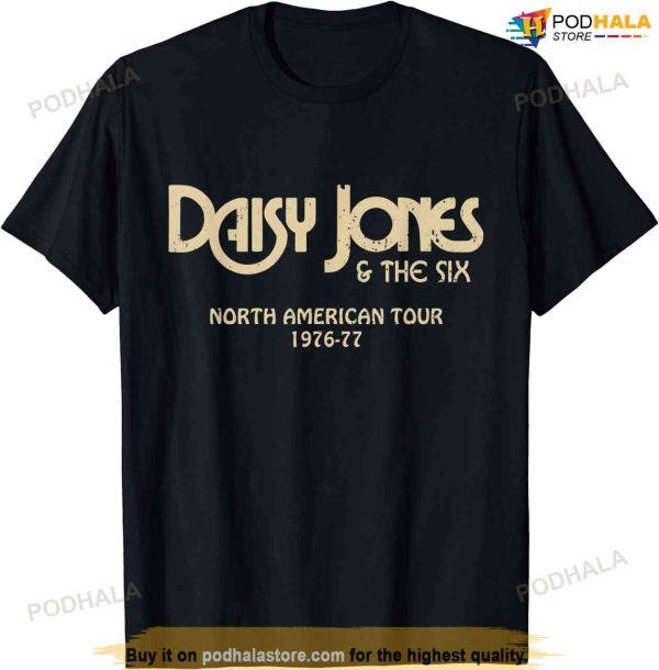 Daisy Jones and the Six Shirt, North American Tour 1976-77 Vintage T-Shirt