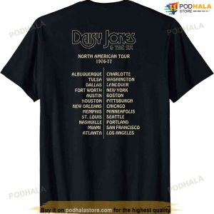 Daisy Jones And The Six Shirt North American Tour 1976 77 Vintage Tshirt