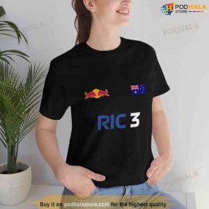 Daniel Ricciardo 2023 F1 T shirt Motor Sports Tshirt Redbull Team