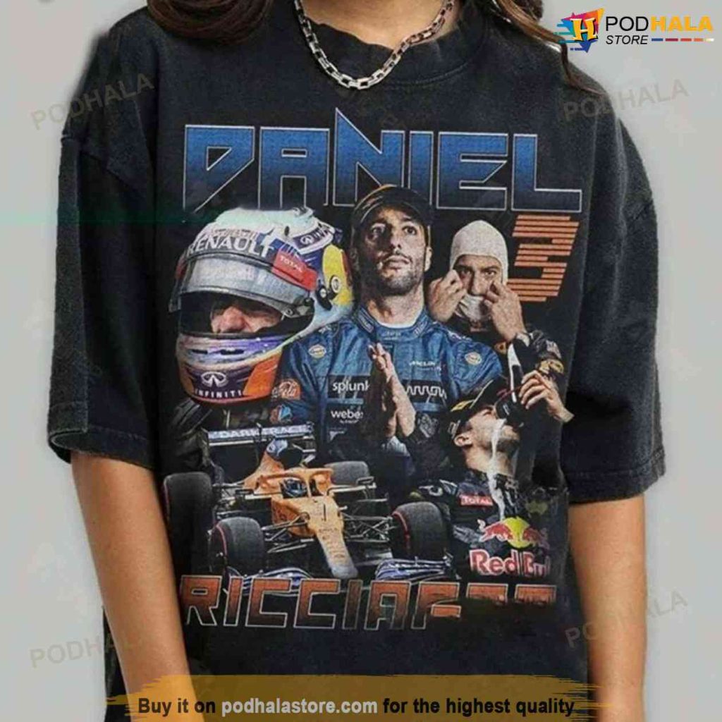 Daniel Ricciardo Shirt, Grand Prix F1, McLaren Daniel Ricciardo Tee