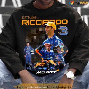Daniel Ricciardo Shirt Mclaren Racing Shirt F1 Formula One Gift 3