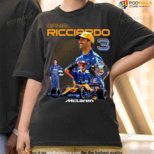 Daniel Ricciardo Shirt Mclaren Racing Shirt F1 Formula One Gift 5