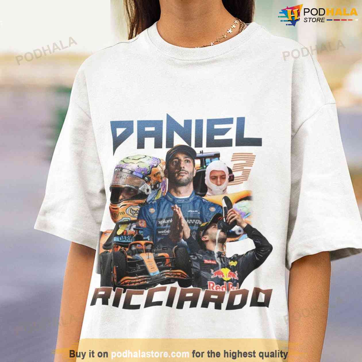 Daniel Ricciardo Shirt, Vintage Racing F1 Player Champion Formula 1 ...