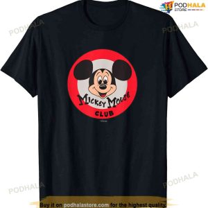 Disney 100 Mickey Mouse Club Logo Color Vintage D100 T-shirt