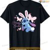 Disney Lilo & Stitch Hoppy Easter Bunny And Butterflies Disney Easter Shirt