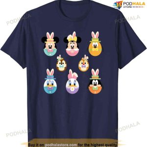 Disney Mickey And Friends Cute Easter Bunny Ears Disney Easter Shirt