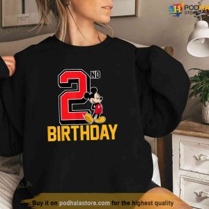 Disney Mickey Mouse My 2nd Birthday Shirt My First Disney Trip Tshirt 2