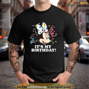 Disney Minnie Mouse Its My Birthday Shirt My First Disney Trip Tshirt 1