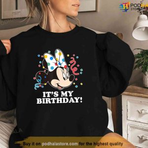 Disney Minnie Mouse Its My Birthday Shirt My First Disney Trip Tshirt 2