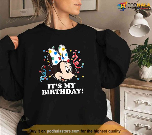 Disney Minnie Mouse Its My Birthday Shirt, My First Disney Trip Shirt