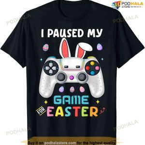 Easter Day Boys Kids Men Bunny Gamer Egg Funny Gaming Shirt, Easter Gifts For Men
