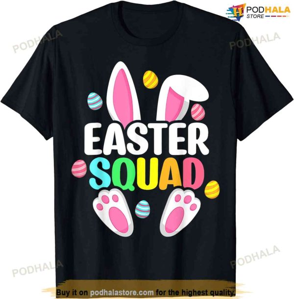 Easter Squad Family Matching Easter Day Bunny Egg Hunt Group T-shirt