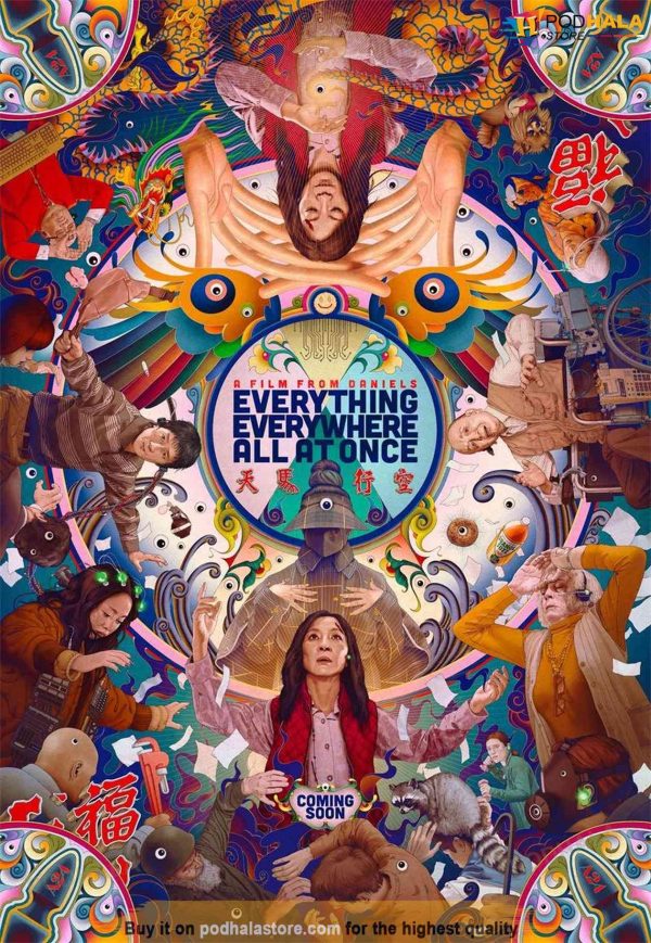 Everything Everywhere All at Once Movie Poster No Frame, Home Decor Gift