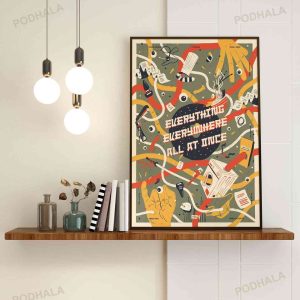 Everything Everywhere All At Once Movie Poster No Frame Minimalist Movie Poster 2