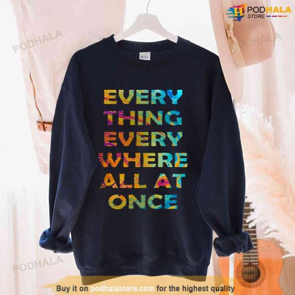 Everything Everywhere All At Once Movie Shirt, Vintage Retro Film Shirt