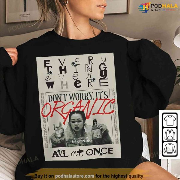Everything Everywhere All at Once Newpaper Shirt, Retro Movie Oscars 2023 Gift