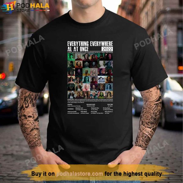 Everything Everywhere All at Once T-Shirt, Movie Oscars 2023 Gift For Fans