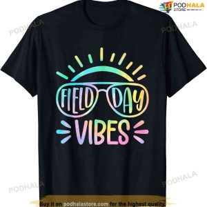 Field Day Vibes Funny Shirt For Teacher Kids Field Day 2023 T-shirt