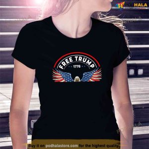 Free Donald Trump Republican Pro Trump American Bald Eagle Free Trump Shirt 2