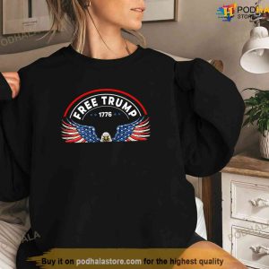 Free Donald Trump Republican Pro Trump American Bald Eagle Free Trump Shirt 3