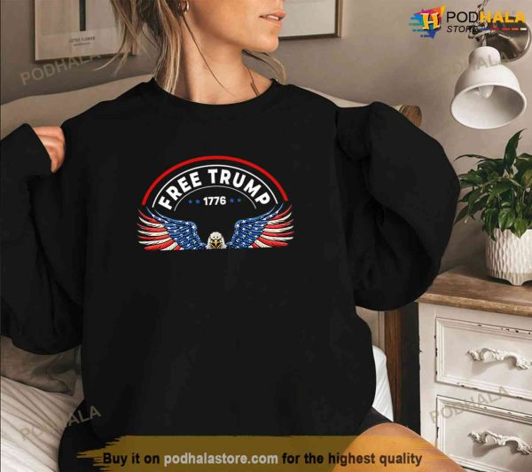Free Donald Trump Republican Pro Trump American Bald Eagle, Free Trump Shirt