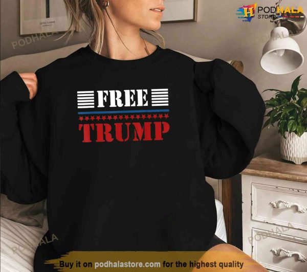 Free Donald Trump Republican Support T-Shirt, Free Trump Shirt