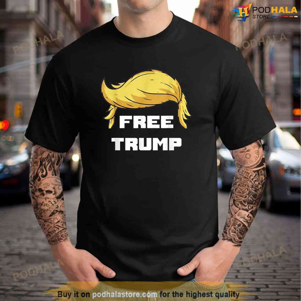 Free Donald Trump T-Shirt Republican Support, Free Trump Shirt