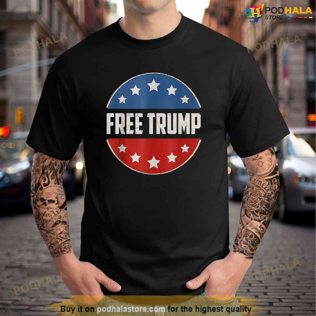 Free Donald Trump Tee Shirt Republican Support, Free Trump Shirt
