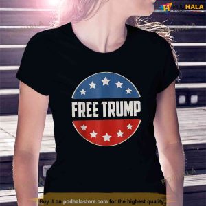 Free Donald Trump Tee Shirt Republican Support Free Trump Shirt 2
