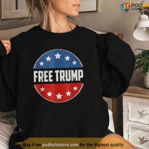 Free Donald Trump Tee Shirt Republican Support Free Trump Shirt 3