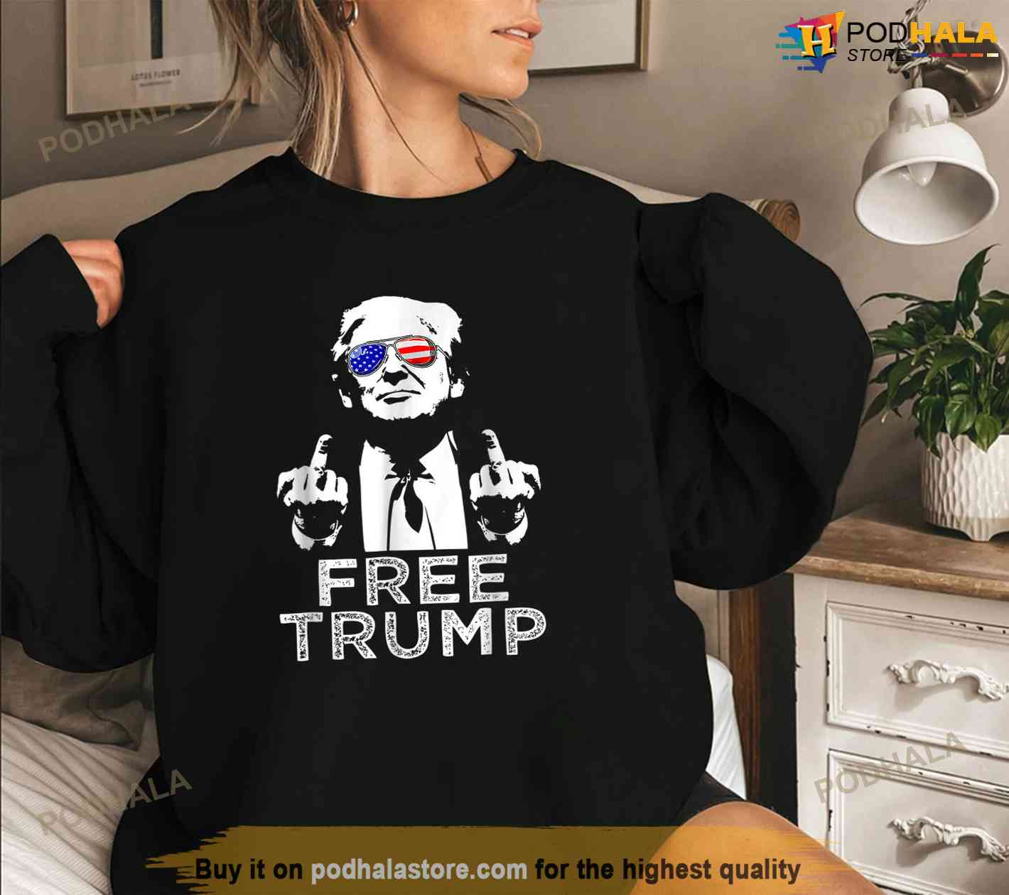 Trump Free Donald Trump T-Shirt, Free Trump Shirt - Bring Your Ideas, Imaginations Into Today