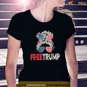 Free Trump Pro Trump 2024 Republican Support For Freedom Free Trump Shirt 2