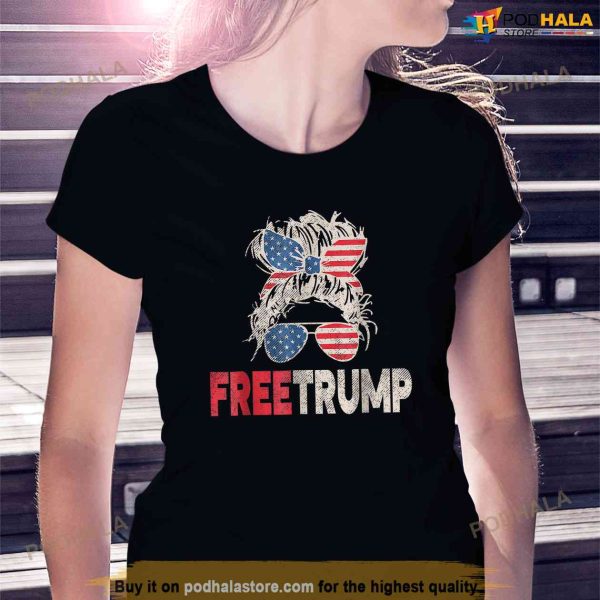 Free Trump Pro Trump 2024 Republican Support For Freedom, Free Trump Shirt