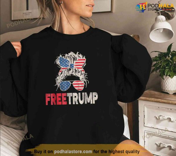 Free Trump Pro Trump 2024 Republican Support For Freedom, Free Trump Shirt