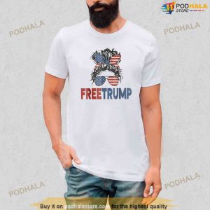 Free Trump Pro Trump 2024 Republican Support For Freedom Tshirt