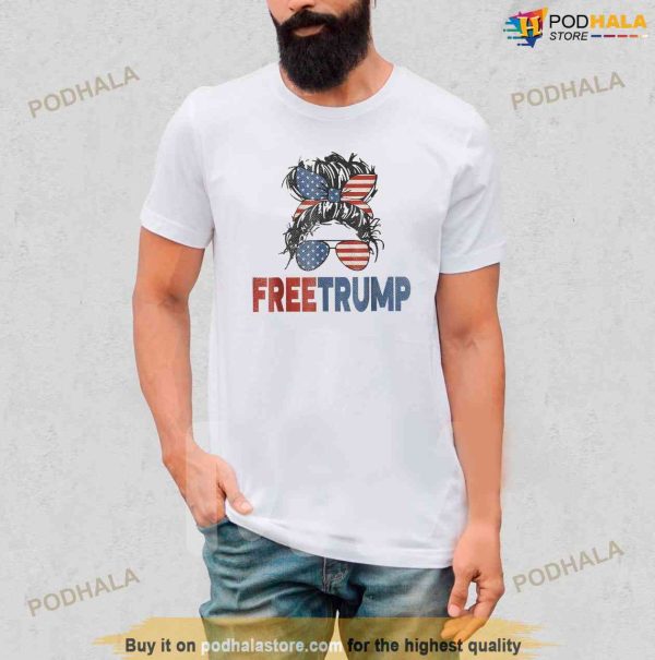 Free Trump Pro Trump 2024 Republican Support For Freedom Shirt