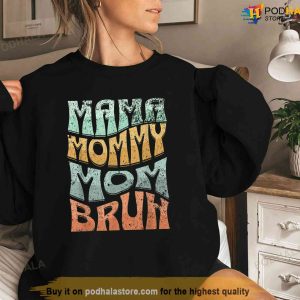 Funny Mama Mommy Mom Bruh Retro Top For Women Mom Tshirt Useful Gifts For Mom 1 1