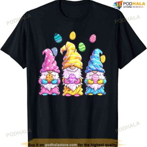 Gnome Easter Shirt Women Easter Outfit Easter Girls Cute Easter Shirt