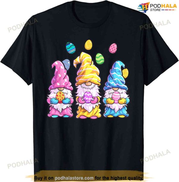 Gnome Easter Shirt Women Easter Outfit Easter Girls Cute Easter Shirt