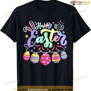 Happy Easter Bunny Spring Easter Egg Hunt Easter Women Girl Cute Easter Shirt