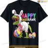 Happy Eastrawr T Rex Dinosaur Easter Bunny Egg Costume Kids Funny Easter Shirt