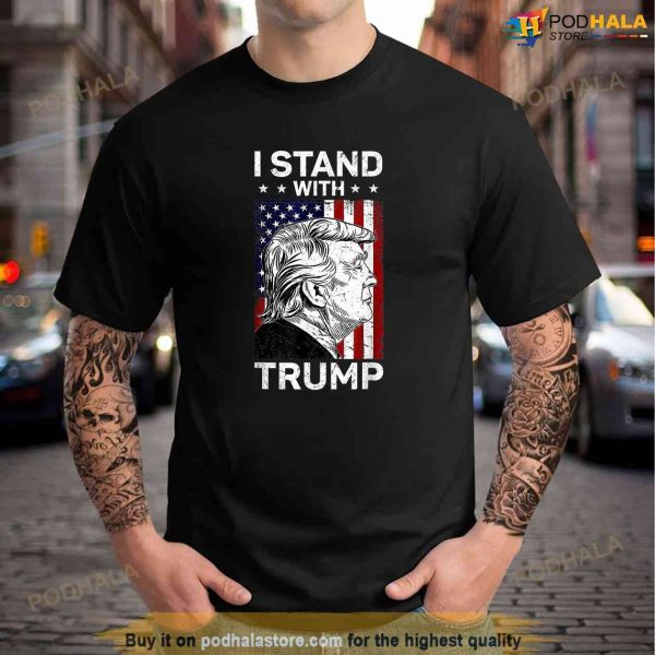 I Stand With Trump T-Shirt, Free Trump Shirt