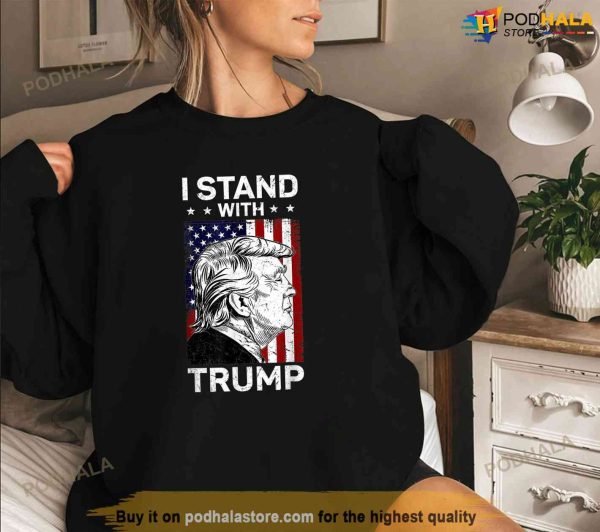 I Stand With Trump T-Shirt, Free Trump Shirt