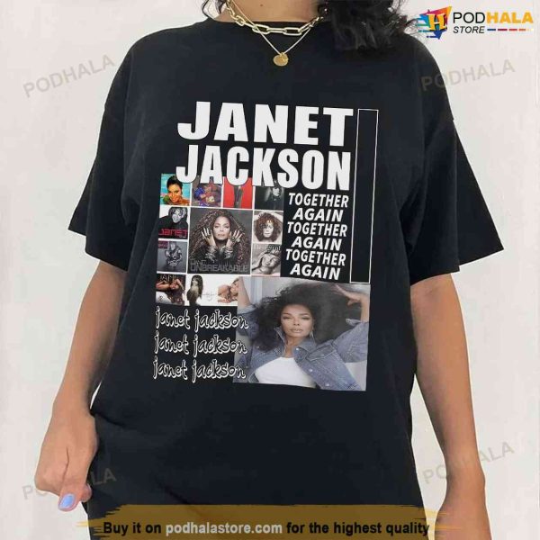 Janet Jackson Shirt, 2023 Janet Jackson North American Tour Tee