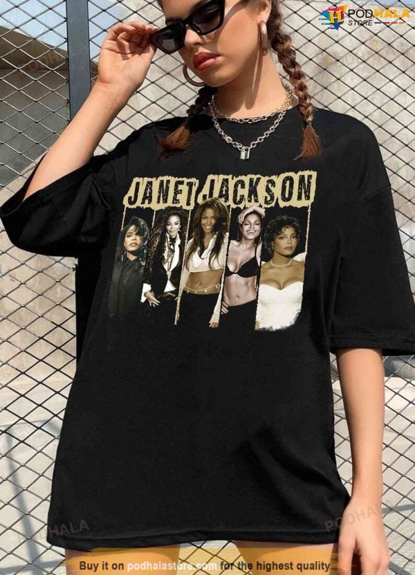 Janet Jackson Vintage 90s Shirt, Janet Jackson Bootleg Retro Fan Gift