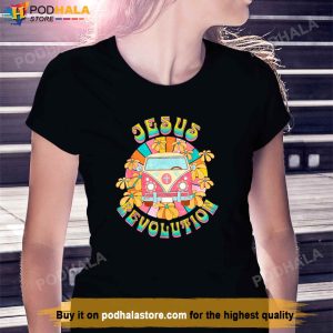 Jesus Revolution People Retro Van Bus Christian Faith TShirt